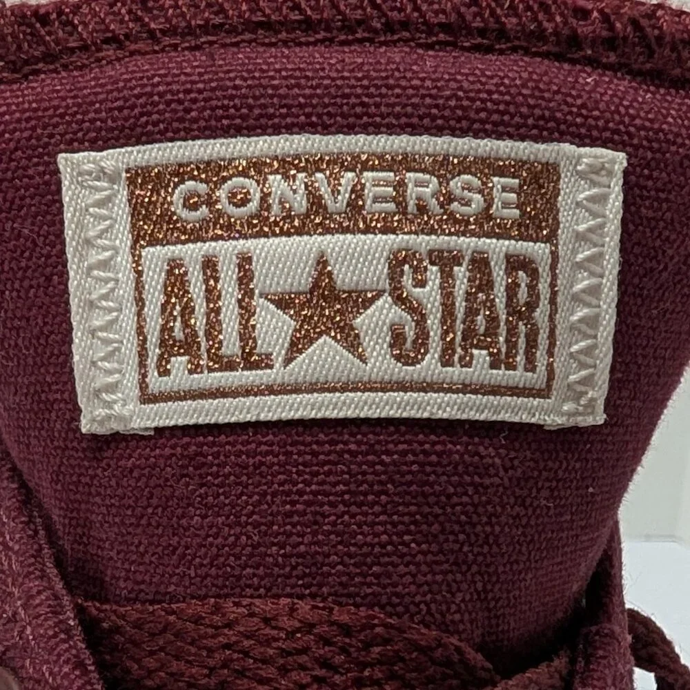 Converse 561739F Women's Madison Ox Low Top Sneaker in Dark Burgundy - Picture 5 of 16